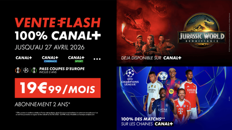 Canal+ dégaine une nouvelle offre spéciale à moins de 20€ avec tout son sport premium, ses chaînes et du cinéma ultra récent
