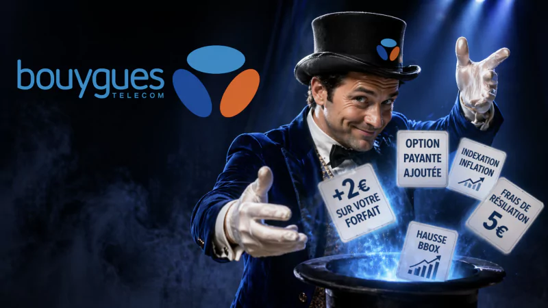 Bouygues Telecom multiplie les hausses en 2026 : Bbox plus chères, options payantes automatiques sur les forfaits… la facture grimpe