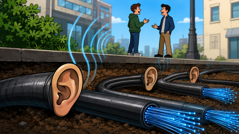 Insolite : un câble de fibre optique peut… écouter vos conversations