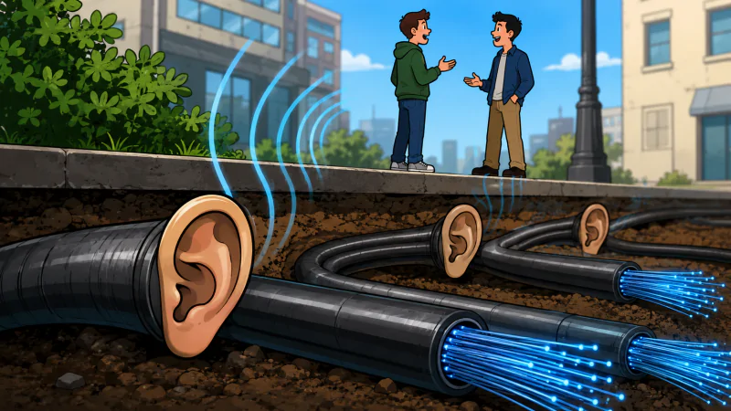 Insolite : un câble de fibre optique peut… écouter vos conversations