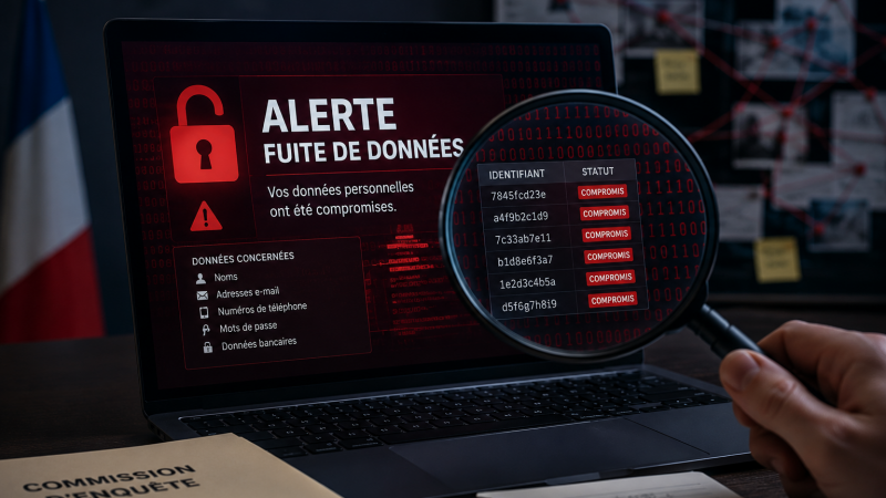 Cyberattaques : une commission d’enquête exigée après les multiples fuites de données, il faut “déterminer les responsables”