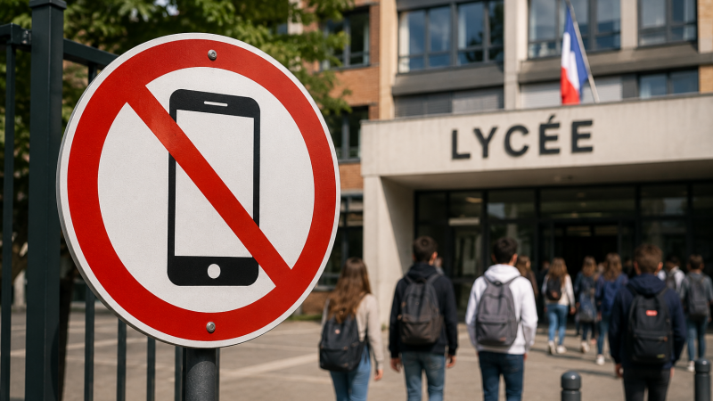 Fini le smartphone au lycée ? Le gouvernement veut appliquer la mesure dès la rentrée