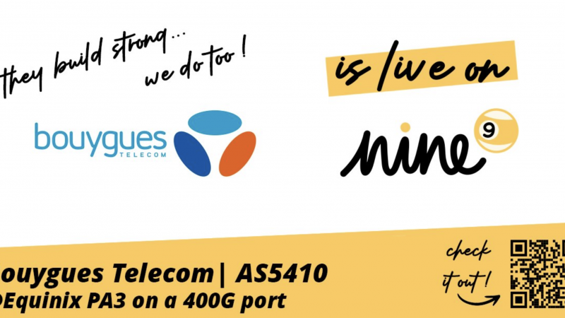 Free, Orange, SFR et maintenant Bouygues : Nine s’impose un peu plus comme le nouveau carrefour du trafic internet français