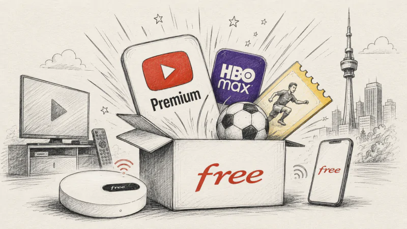 Les nouveautés de la semaine chez Free : YouTube Premium à prix inédit pour les abonnés Freebox et Free Mobile, HBO Max et l’option Sport offerts etc…