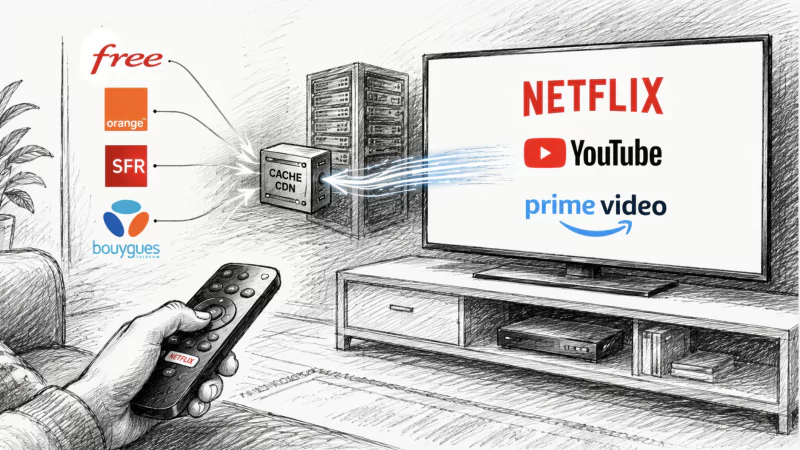 Une technologie invisible permet à Netflix, YouTube, Amazon d’arriver plus vite chez les abonnés Free, Orange, SFR et Bouygues