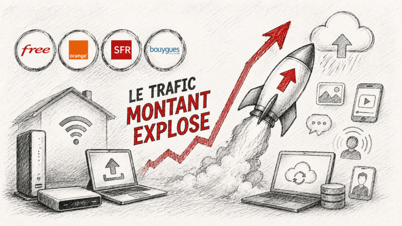 Une petite révolution est en cours chez Free, Orange, SFR et Bouygues : les abonnés n’utilisent plus Internet comme avant