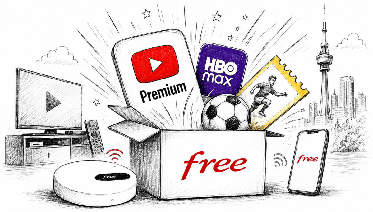 Les nouveautés de la semaine chez Free : YouTube Premium à prix inédit pour les abonnés Freebox et Free Mobile, HBO Max et l’option Sport offerts etc…