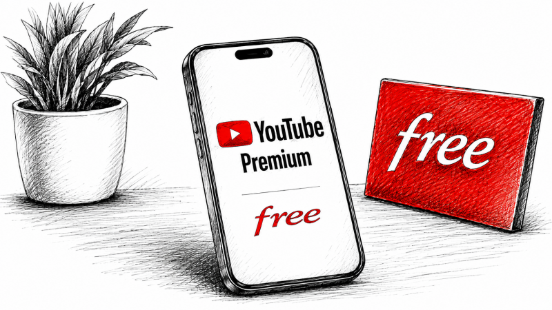 YouTube Premium offert un mois aux abonnés Free : télécharger ses vidéos en hors-connexion, comment ça marche ?