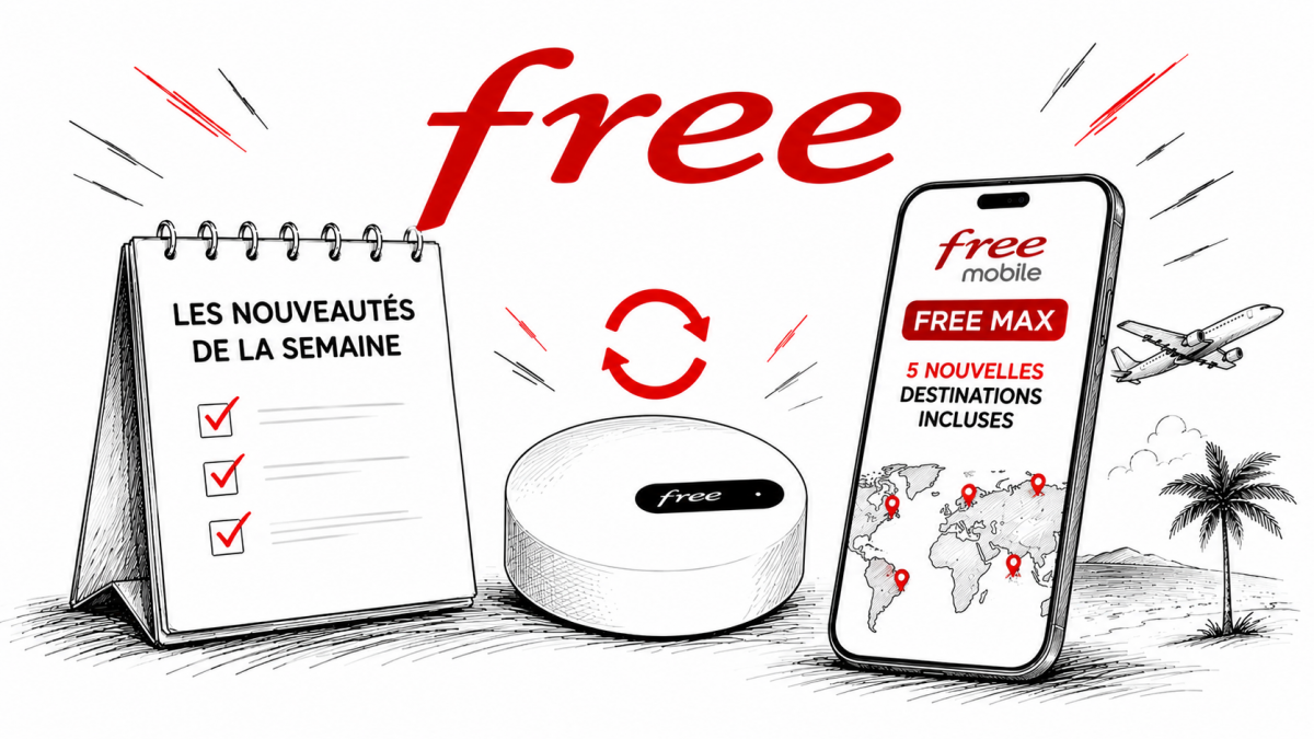 Les nouveautés de la semaine chez Free : redémarrez vos Freebox, une mise à jour est là, Free Mobile ajoute plusieurs évolutions etc…