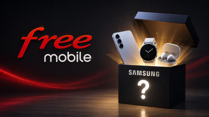Free fait équipe avec Samsung pour vous faire gagner ses nouveaux produits avant leur révélation