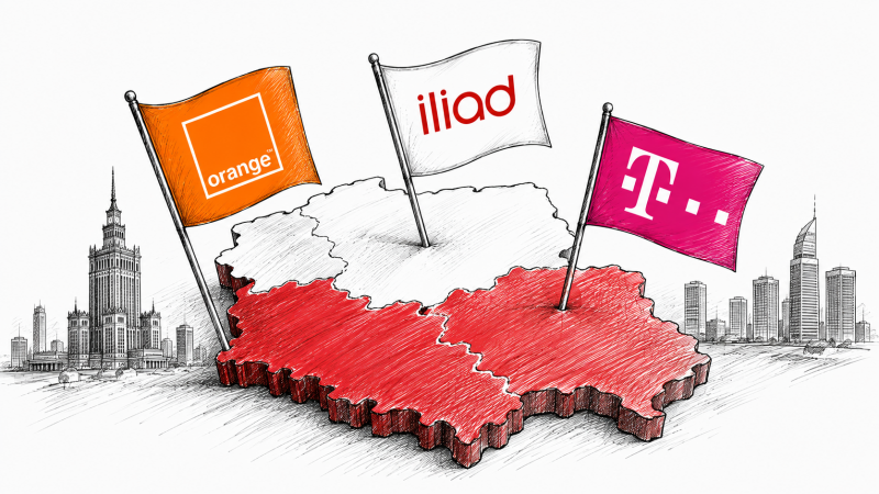 Iliad (Free) et Orange voient un nouveau rival émerger en Pologne