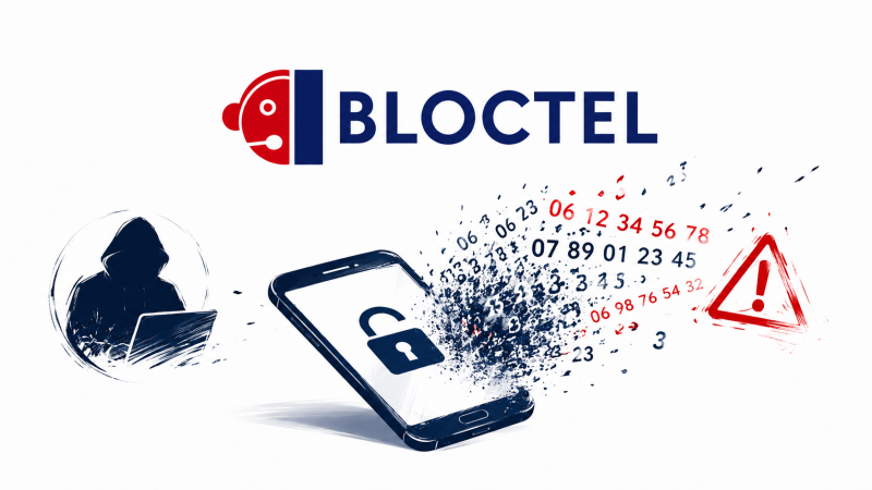 Piratage de Bloctel juste avant son arrêt ? Jusqu’à 3 millions de numéros de téléphone auraient fuité