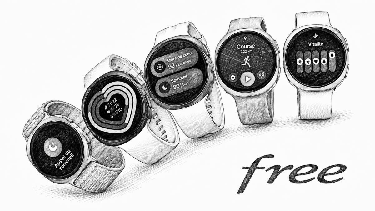 Nouveau : Free commercialise désormais des montres connectées Samsung en plus des Apple Watch