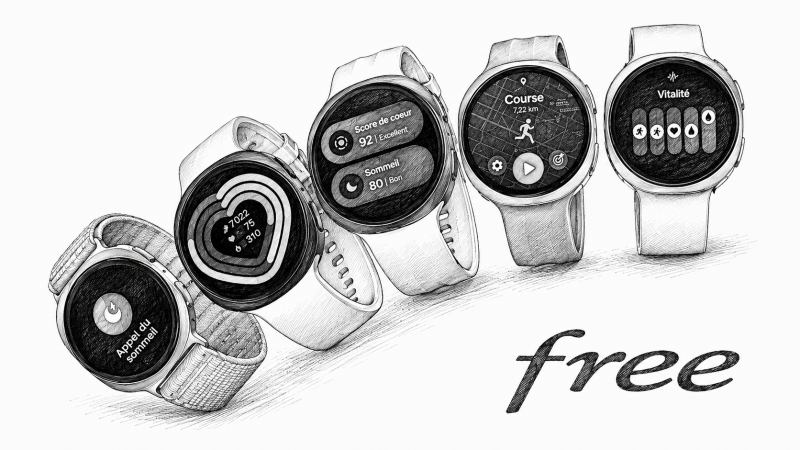 Nouveau : Free commercialise désormais des montres connectées Samsung en plus des Apple Watch