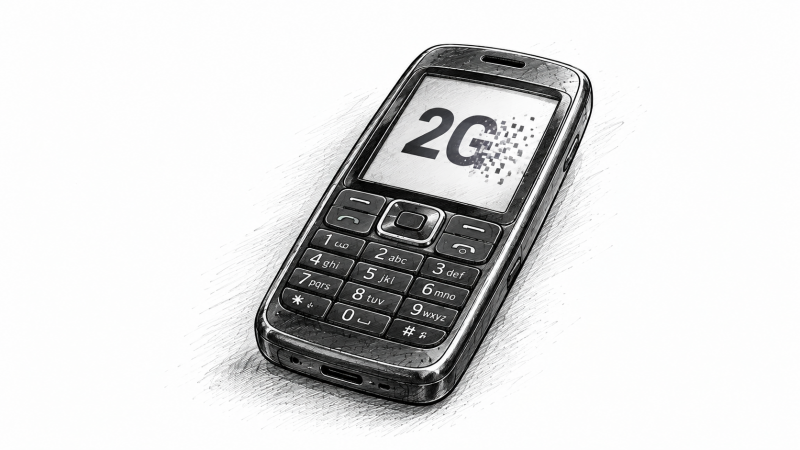 Extinction de la 2G : 1,7 million de terminaux encore actifs en France