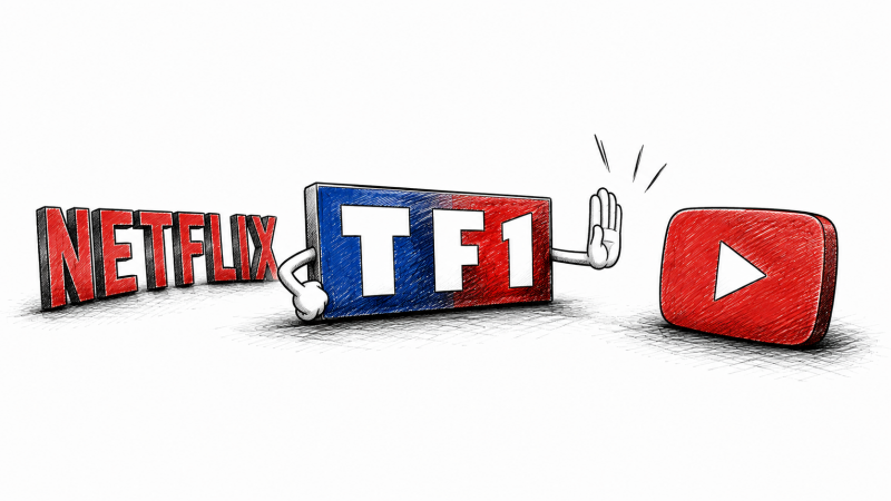 TF1 prêt à aller sur d’autres plateformes que Netflix, mais pas YouTube