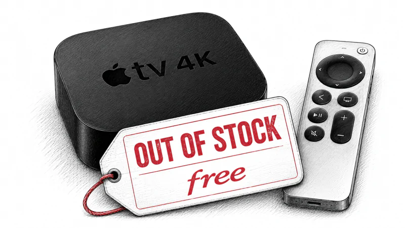 L’Apple TV 4K n’est plus disponible chez Free