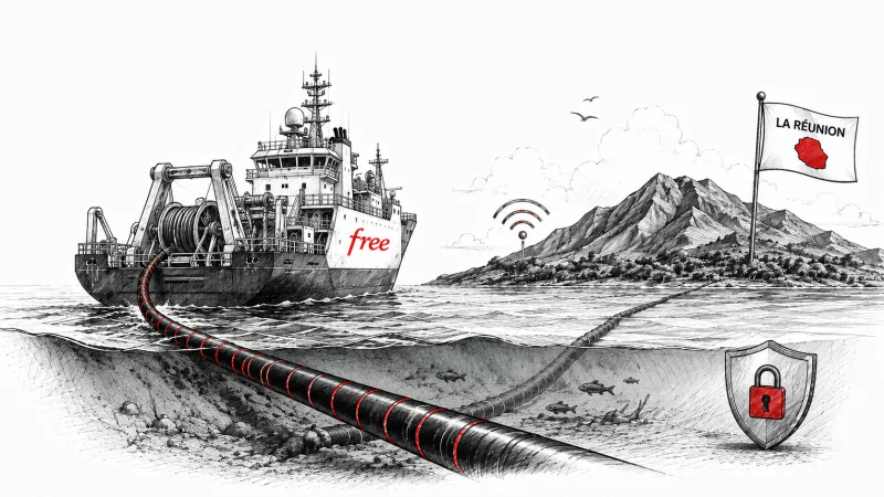 Free investit massivement dans un câble sous-marin pour sécuriser la connexion de La Réunion