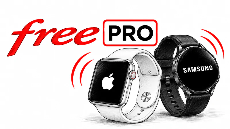 Free Pro va à son tour lancer l’eSIM Watch pour les montres connectées mais…