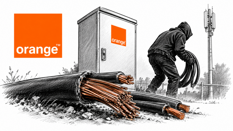 Vols de cuivre : Orange face à une explosion des câbles dérobés sur son réseau ADSL