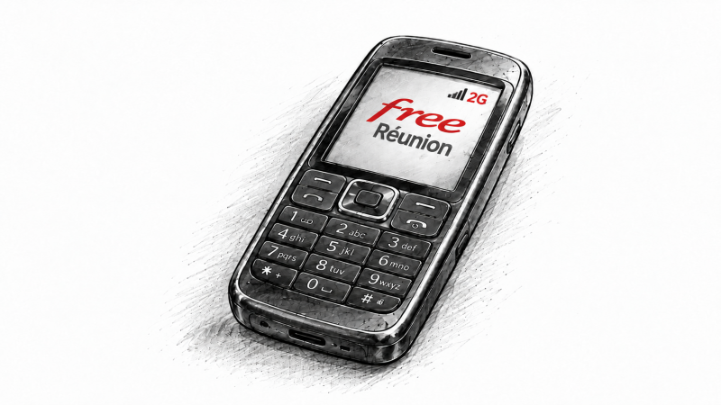 Free annonce l’extinction de son reseau 2G à La Réunion