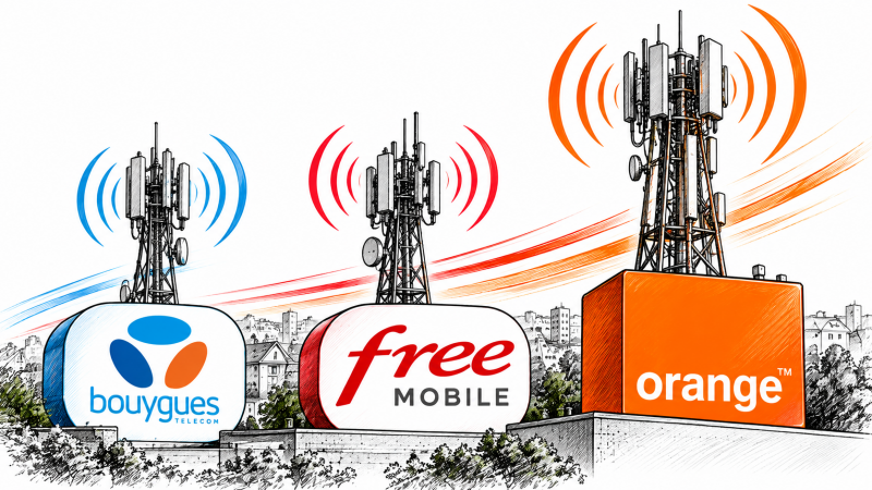 5G : Free Mobile reste au coude-à-coude avec Bouygues sur la bande 3,5 GHz, Orange accélère et fait cavalier seul