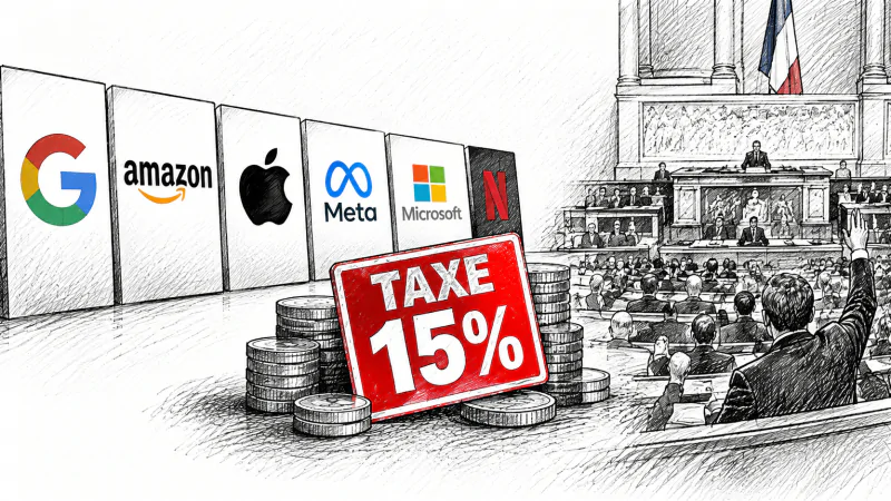 Les députés veulent taxer Microsoft, Facebook, Apple et compagnie à 15%