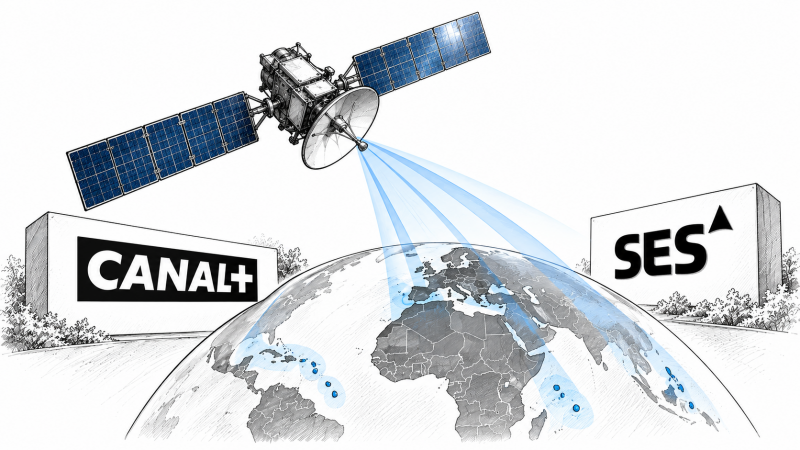 Canal+ assure l’avenir de sa diffusion par satellite pour 40 millions d’abonnés jusqu’en 2040