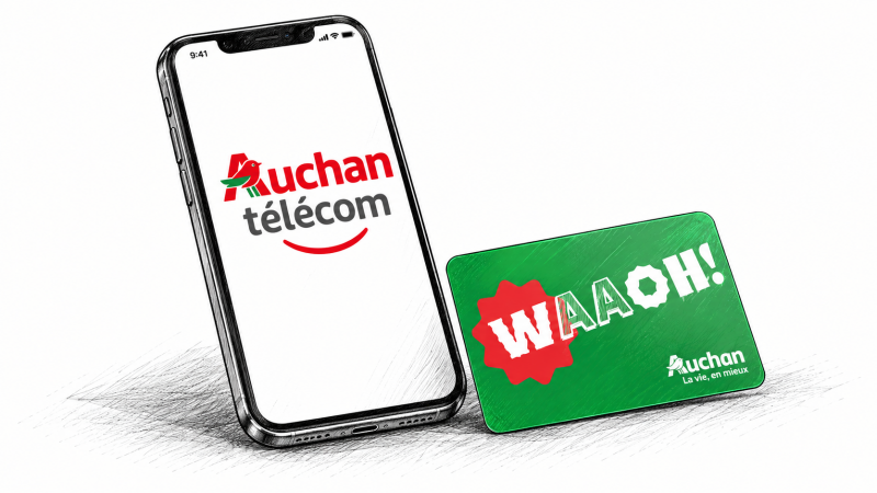 Bouygues Telecom innove grâce à la carte fidélité Auchan et permet des réductions sur certains forfaits