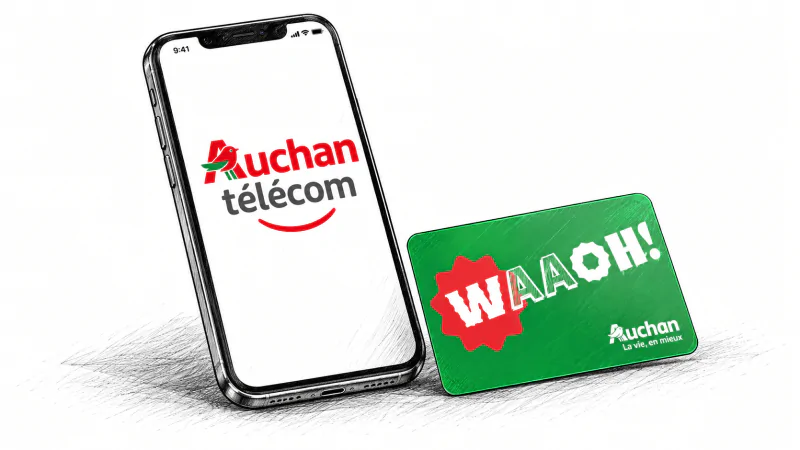 Bouygues Telecom innove grâce à la carte fidélité Auchan et permet des réductions sur certains forfaits